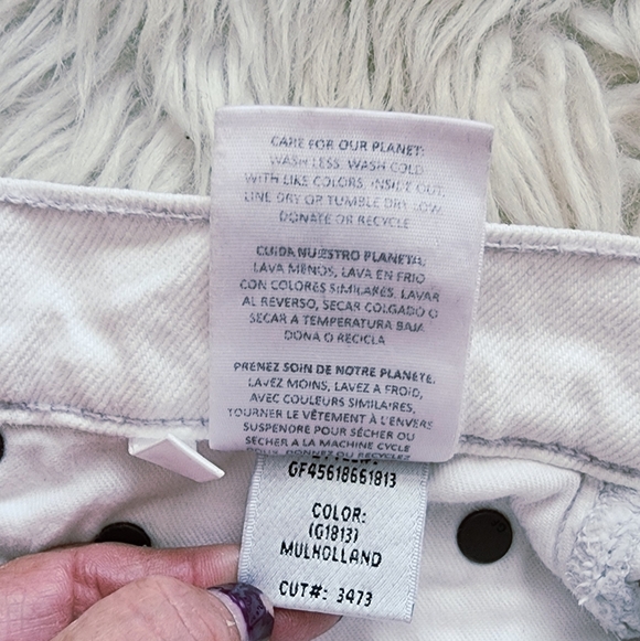 GRLFRND CASSIDY MID RISE STRAIGHT MULHOLLAND WOMENS SIZE 25 - Picture 7 of 15